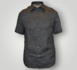 Camicia Emporio Armani Nera a Maniche Corte