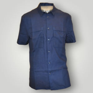 Camicia Emporio Armani Blu a Maniche Corte