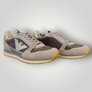Sneakers Emporio Armani in Mesh e Suede