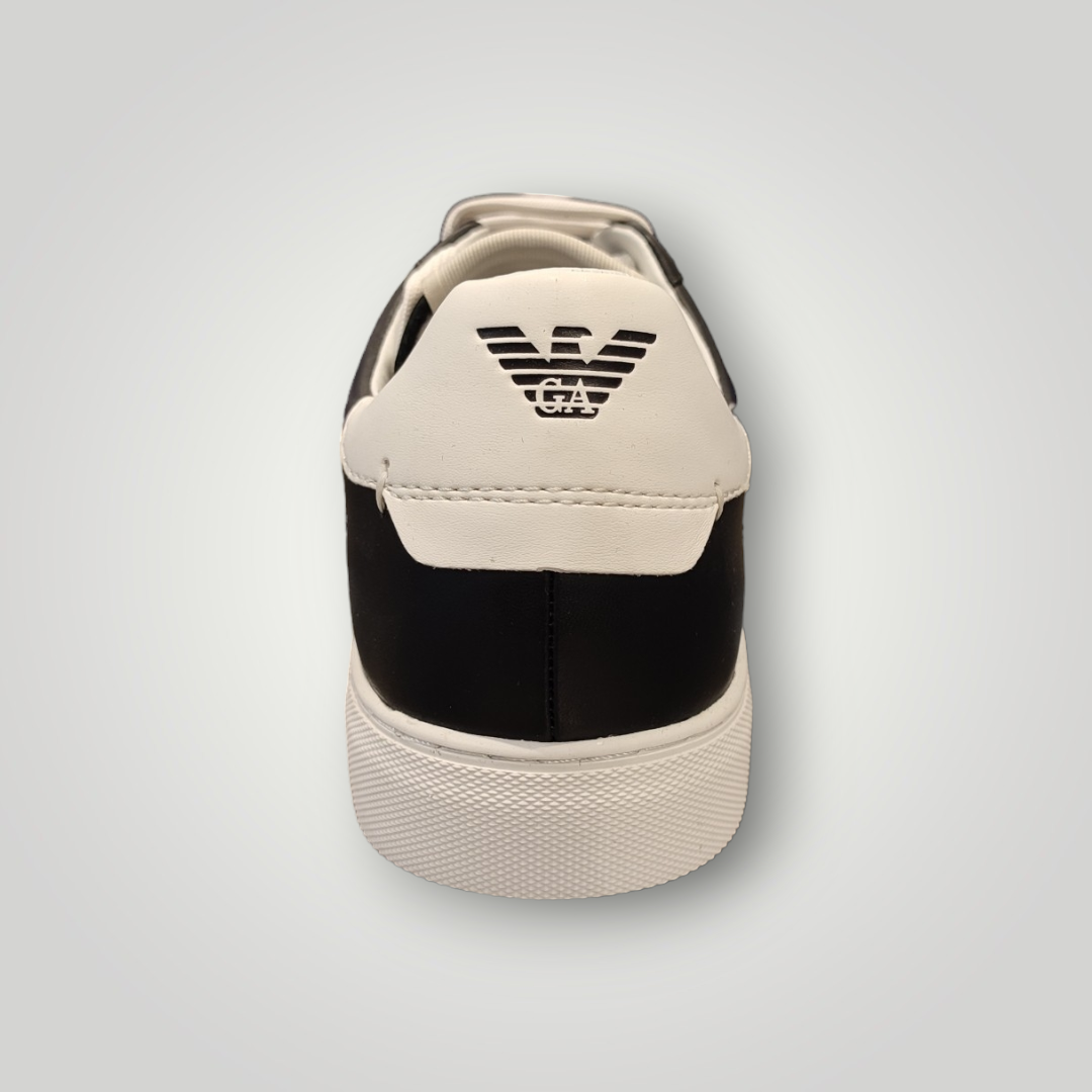 Sneakers Emporio Armani Nere in Pelle - immagine 4