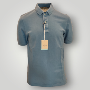 Polo Gran Sasso in Cotone Avio
