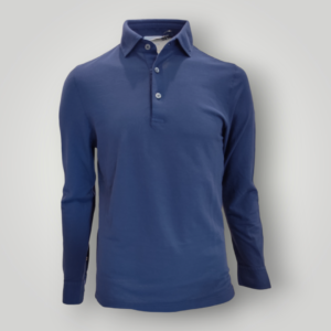 Polo Gran Sasso Blu in Cotone