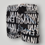 Costume Boxer Emporio Armani Nero in Fantasia