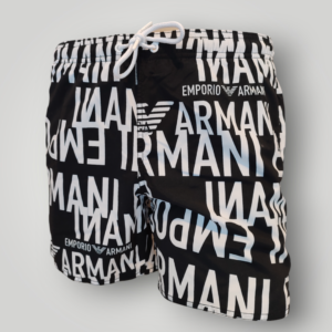 Costume Boxer Emporio Armani Nero in Fantasia