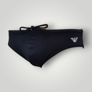 Costume Slip Emporio Armani Microfibra Nero