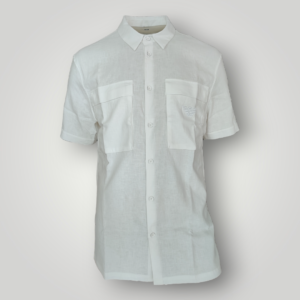 Camicia Emporio Armani Bianca a Maniche Corte