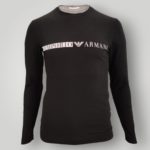 T-Shirt Emporio Armani in Cotone Nera