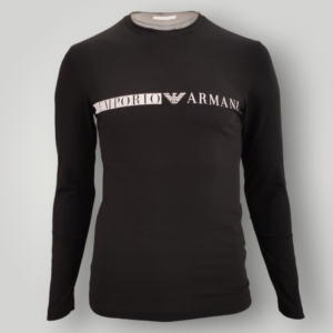 T-Shirt Emporio Armani in Cotone Nera