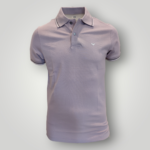 Polo Emporio Armani in Cotone Lilla