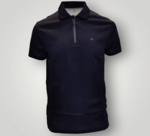 Polo Emporio Armani Nera con Zip