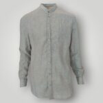 Camicia Emporio Armani in Lino Sabbia