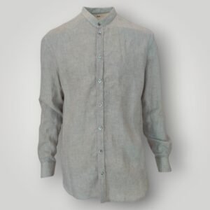 Camicia Emporio Armani in Lino Sabbia