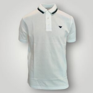 Polo Emporio Armani in Tessuto Operato