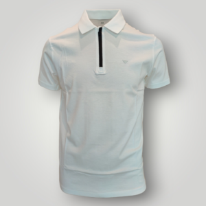 Polo Emporio Armani Bianca con Zip