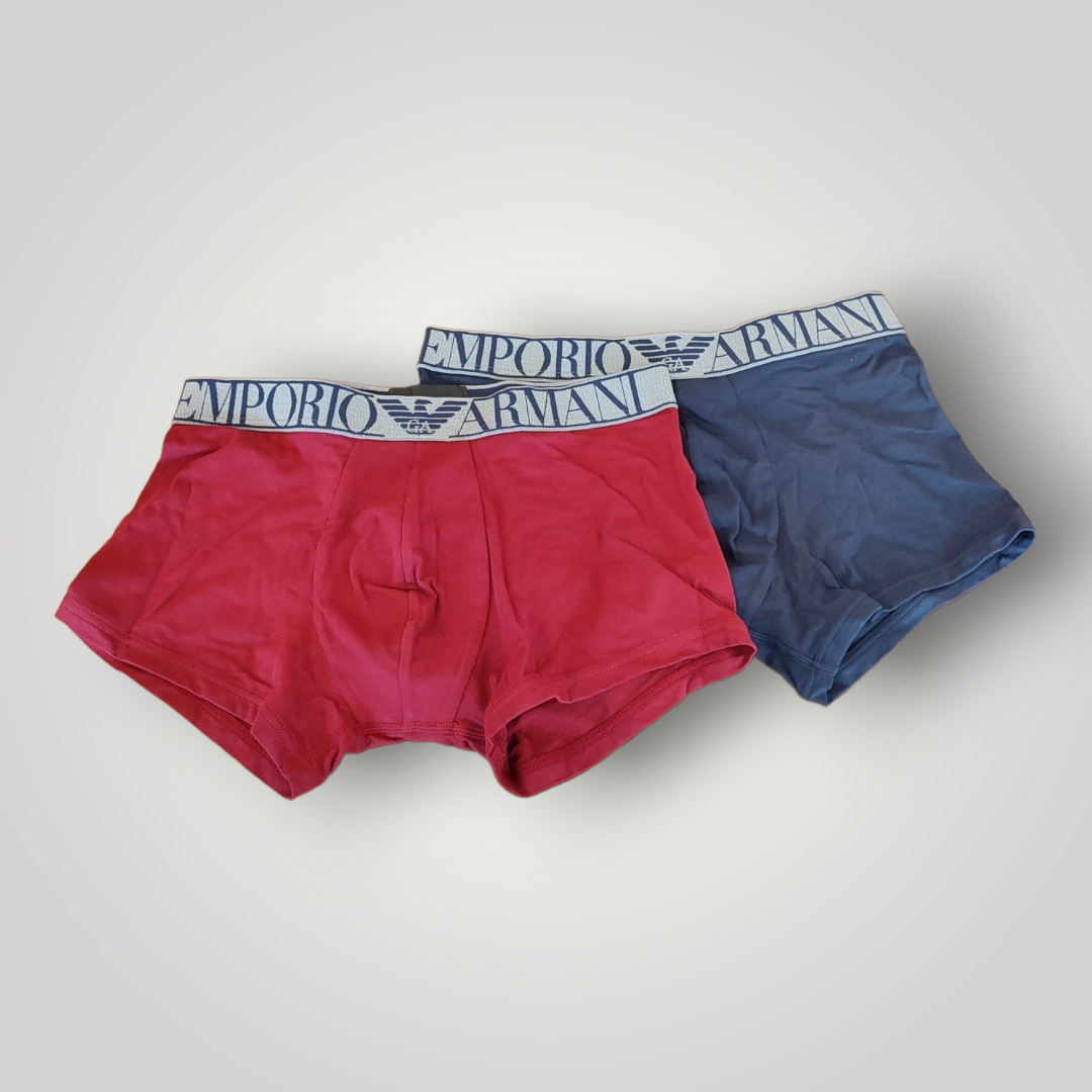 Pack Boxer Emporio Armani Rosso e Blu