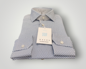 Camicia Xacus in Micro Fantasia Slim