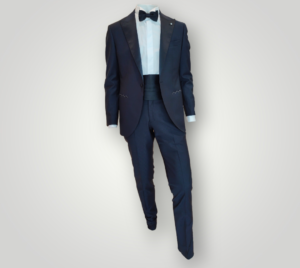 Abito Luigi Bianchi da Cerimonia Blu Navy