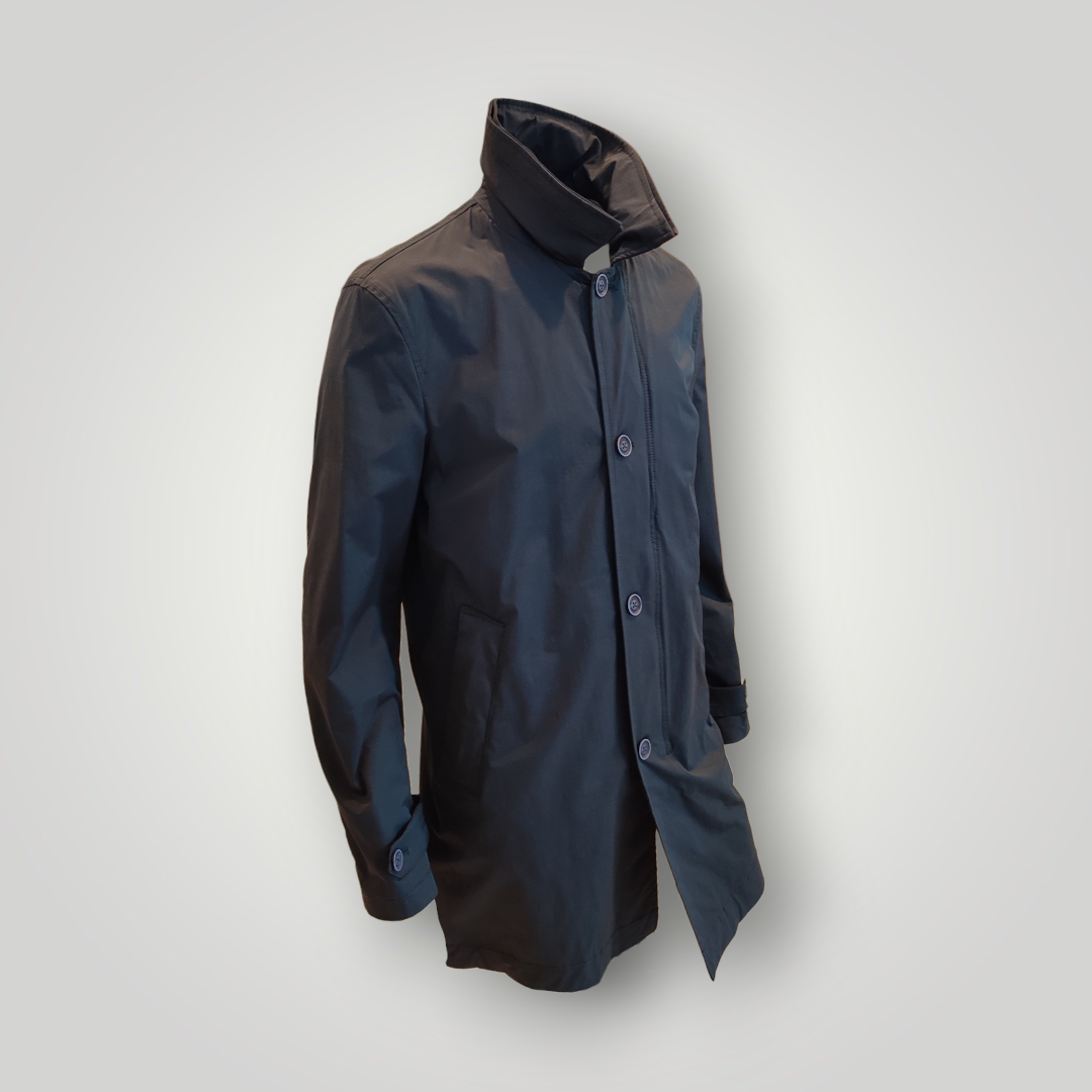 Trench Milestone con Cappuccio Interno