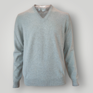 Maglia a V Gran Sasso Grigia