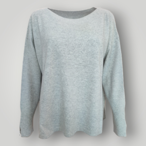 Maglia Le Tricot Perugia Grigio Mélange