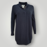 Maxi Cardigan Gran Sasso Blu Navy