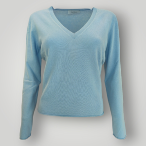 Maglia a V Gran Sasso Celeste