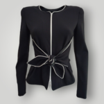 Giacca Emporio Armani Nera con Fiocco