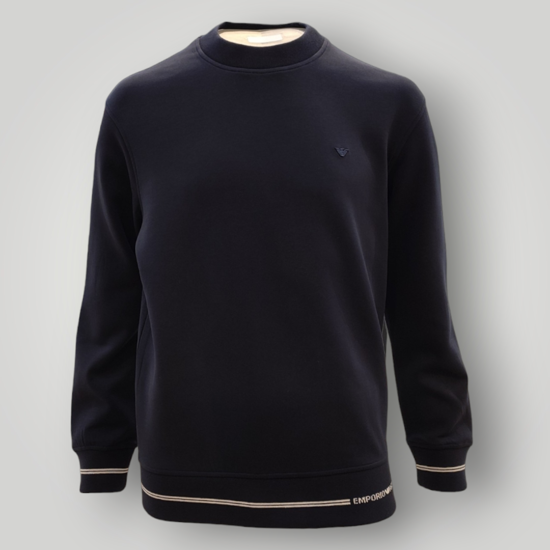 Felpa Emporio Armani Blu Navy