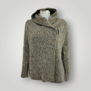 Cardigan Le Tricot Perugia con Cappuccio