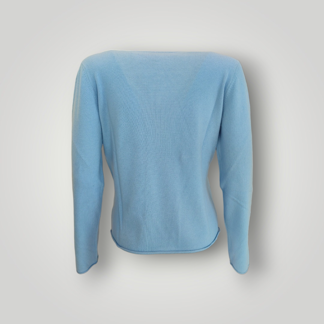 Maglia a V Gran Sasso Celeste - immagine 2