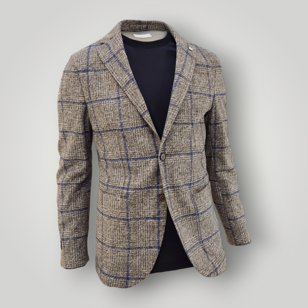 Giacca L.B.M. 1911 Grigia a Quadri