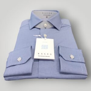 Camicia Xacus Tailor in Fantasia Blu