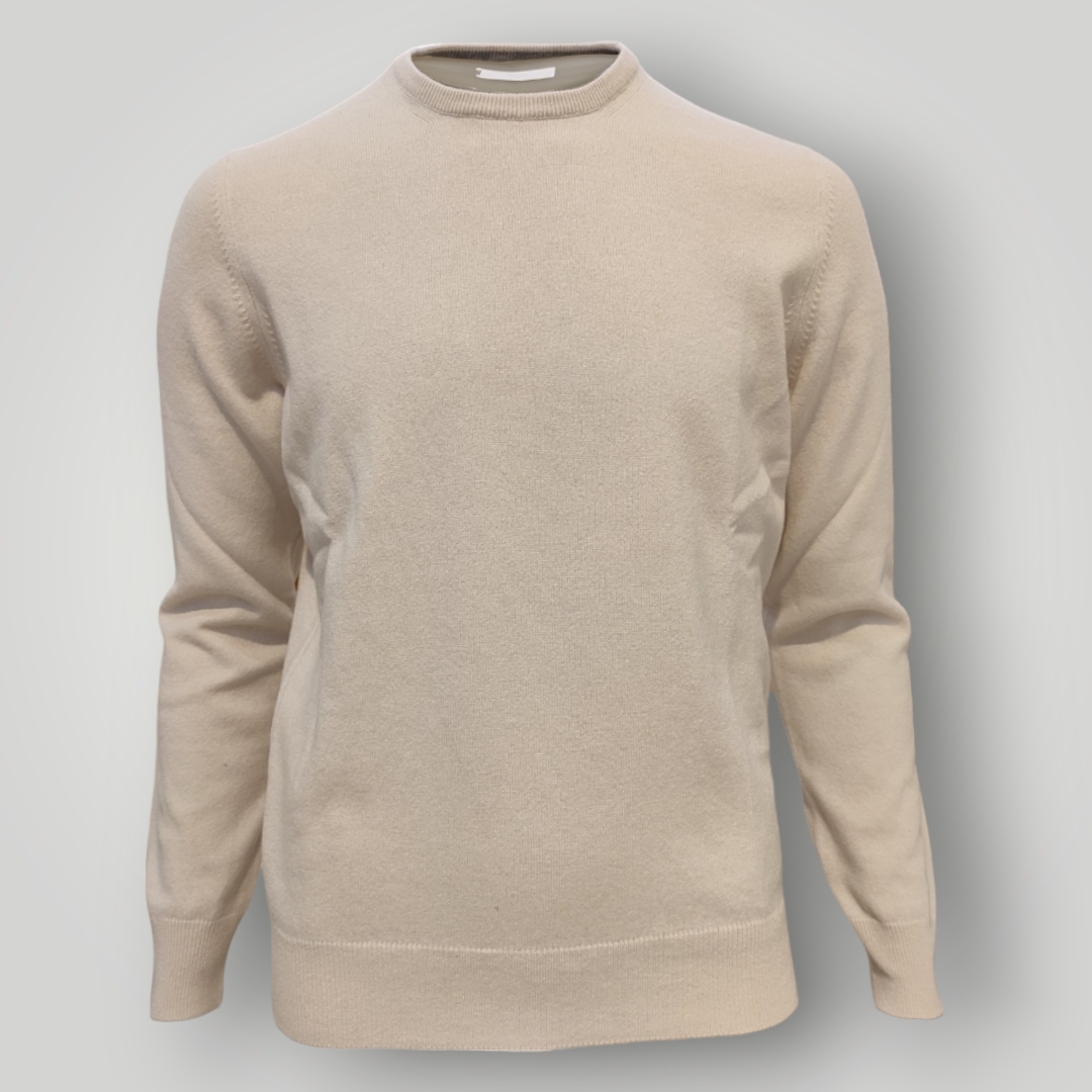 Maglia Gran Sasso in Lana e Cashmere Beige