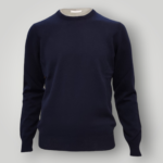 Maglia Gran Sasso Blu Navy in Lana e Cashmere