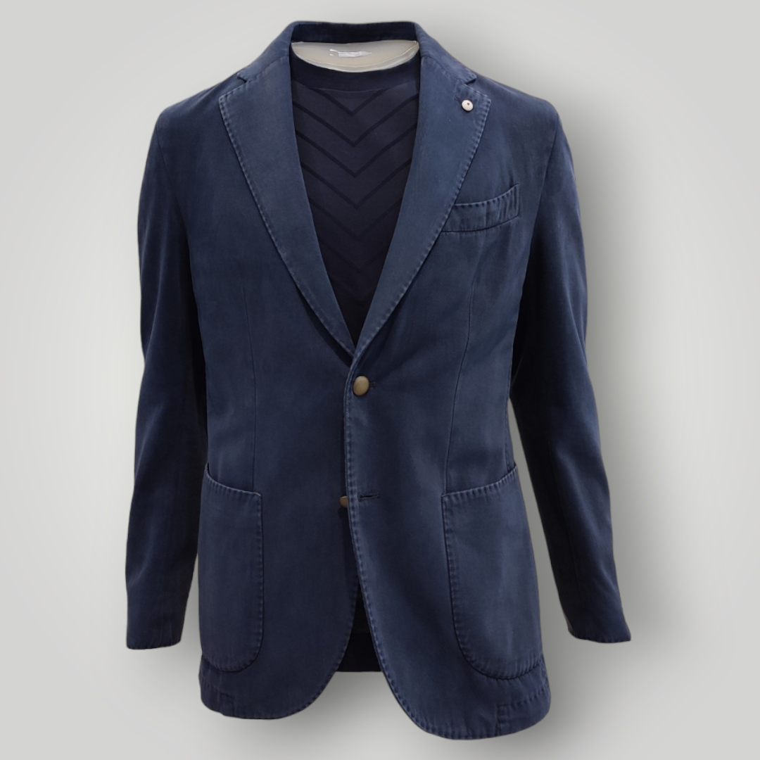 Giacca Monopetto L.B.M. 1911 Vintage Blu