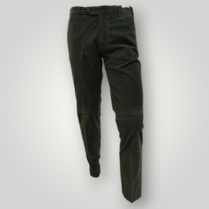 Pantalone L.B.M. 1911 in Velluto Verde Bosco