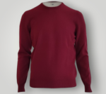 Maglia Gran Sasso in Lana e Cashmere Bordeaux