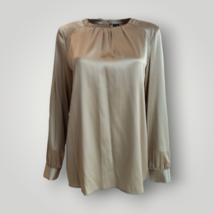 Blusa Cinzia Rocca Platino in Seta