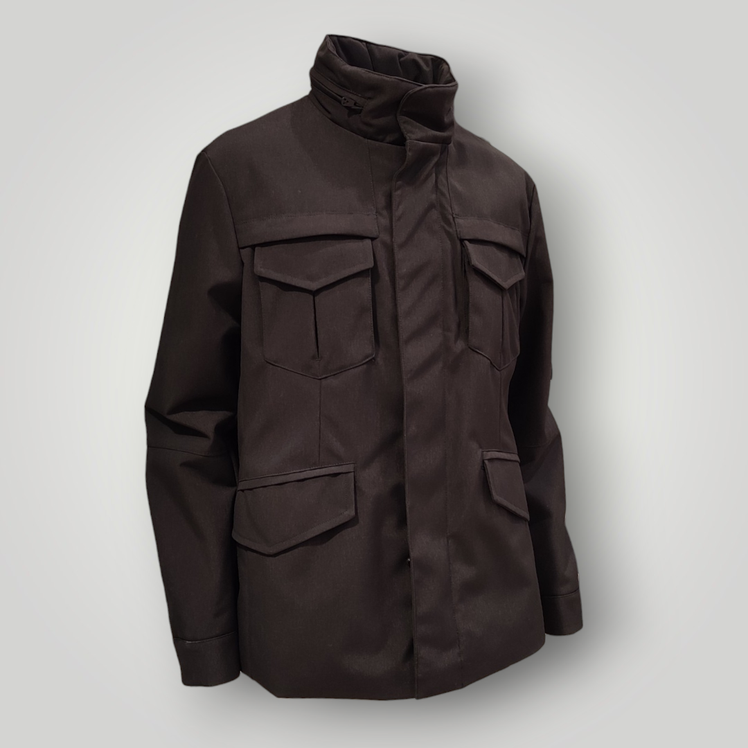 Jacket Peuterey Stripes Grigio Scuro