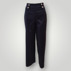 Pantalone a Palazzo Nenette Blu Navy