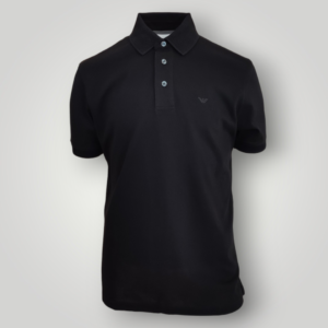 Polo Emporio Armani in Piquet Nera