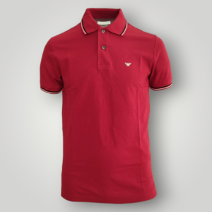 Polo Emporio Armani in Piquet Rossa