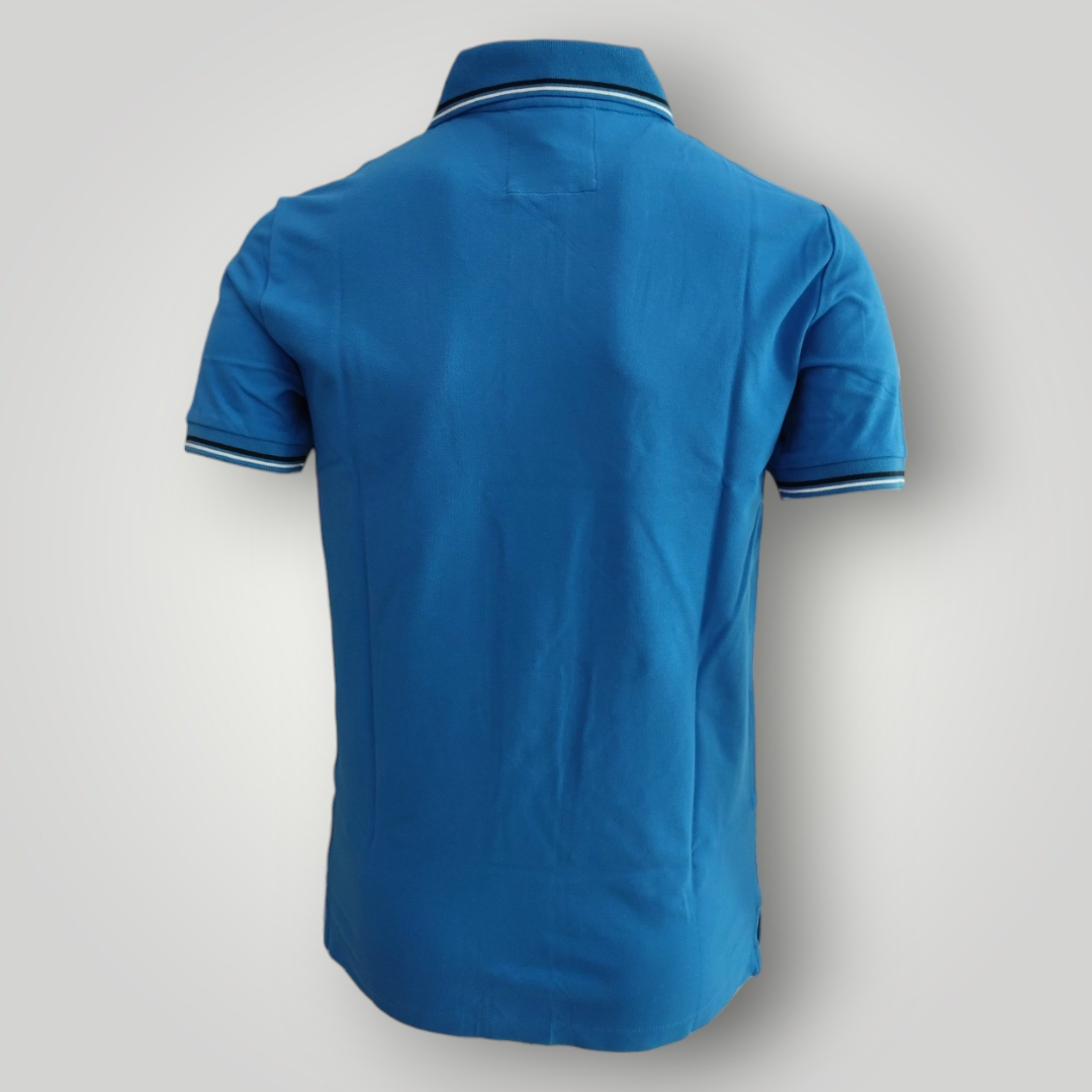 Polo Emporio Armani Slim Blu Nautico - immagine 4