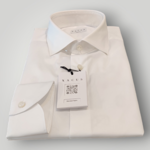 Camicia Xacus Tailor Stretch Cotton Bianca