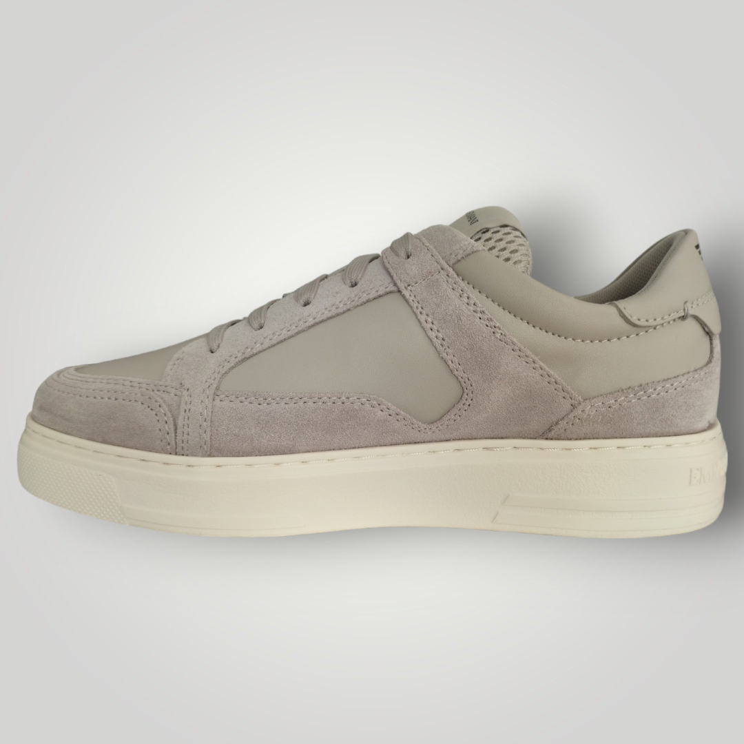 Sneakers Emporio Armani in Pelle e Suede - immagine 3