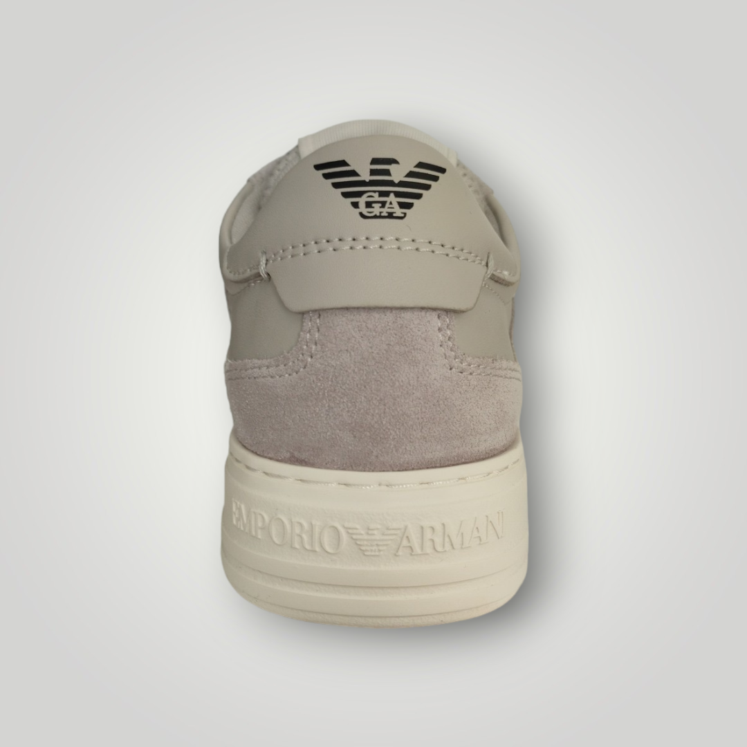 Sneakers Emporio Armani in Pelle e Suede - immagine 4