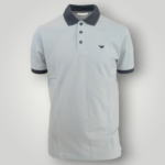Polo Emporio Armani in Piquet Grigia