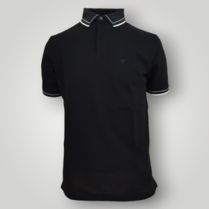 Polo Emporio Armani in Piquet Nera