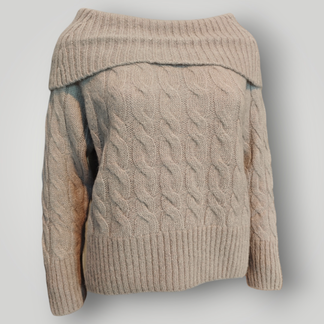 Maglia a Trecce Marella Monochrome