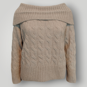 Maglia a Trecce Marella Monochrome
